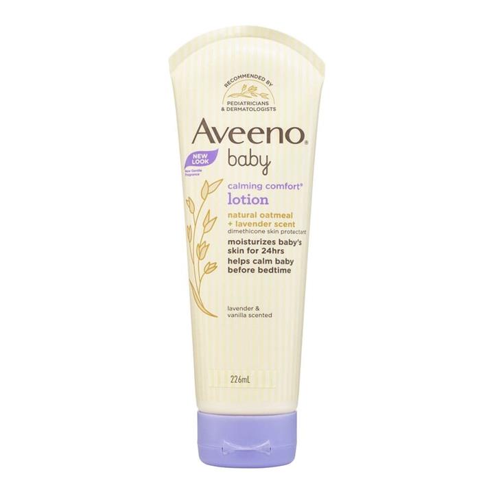 Aveeno Baby Calming Comfort Lotion Natural Oatmeal & Lavender Scent 226ml