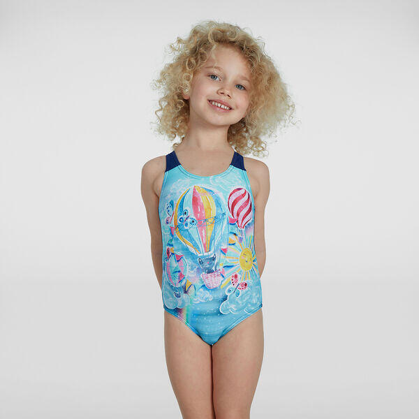 Toddler Girls Digital Allover Swimsuit