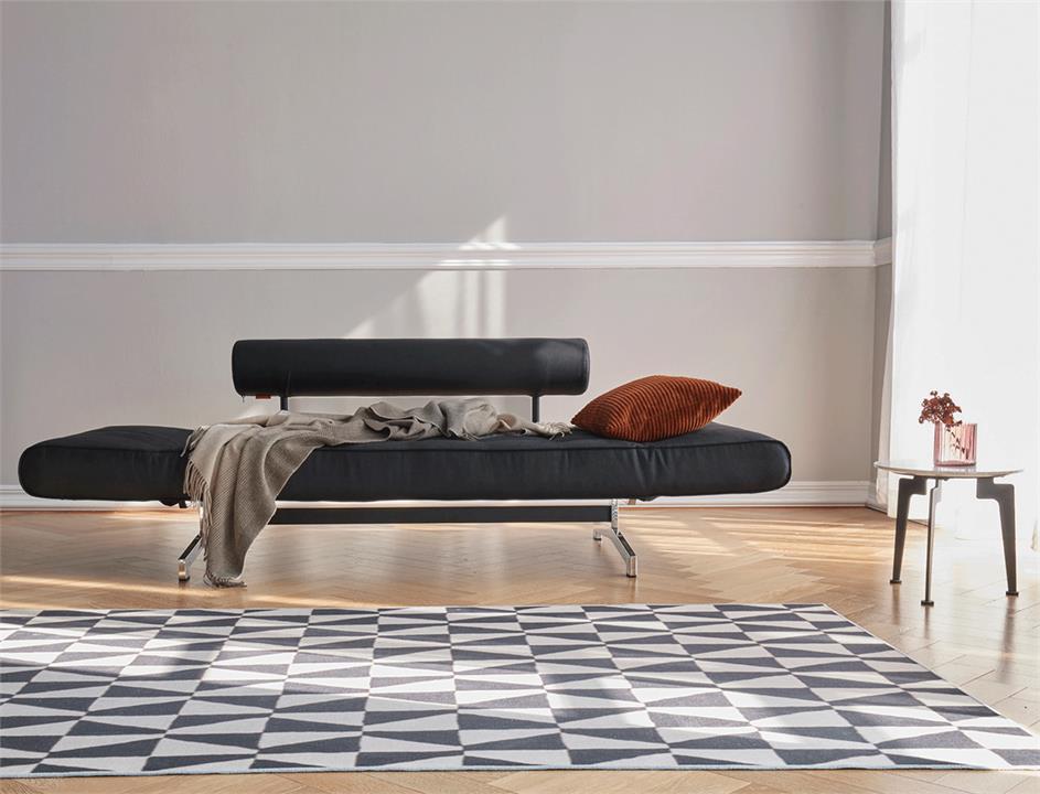 Ghia single sofa bed with chrome leg - innovation living
