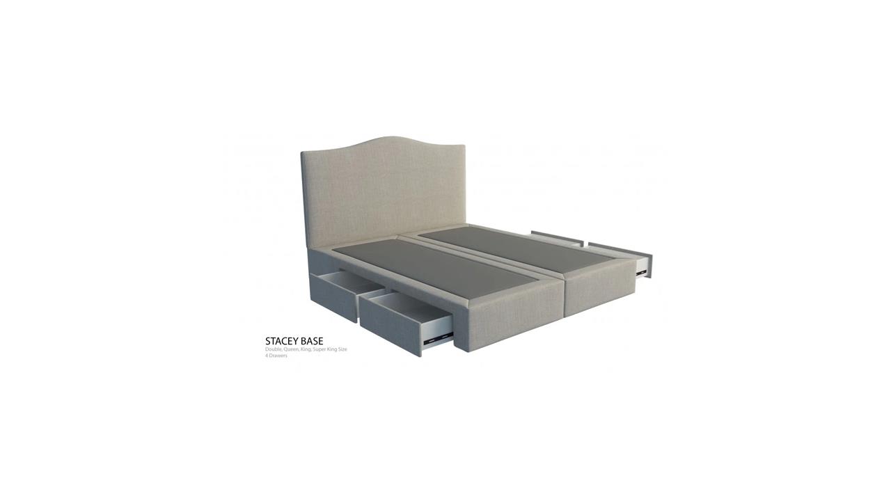 Artisan custom bed with choice of storage base