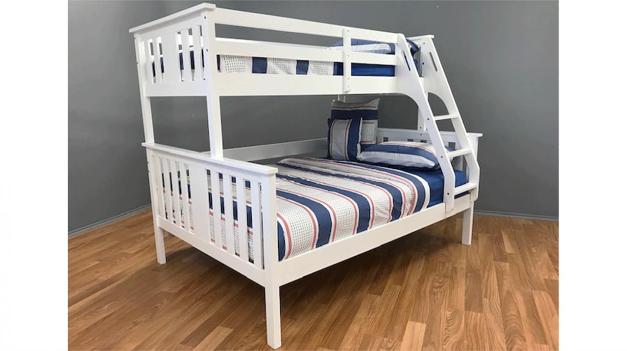 Dover trio bunk bed with trundle option
