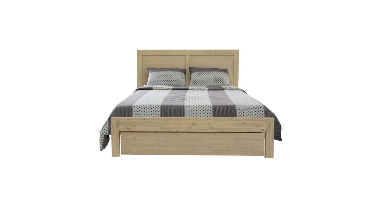 Messina acacia bed frame with bedroom suite option