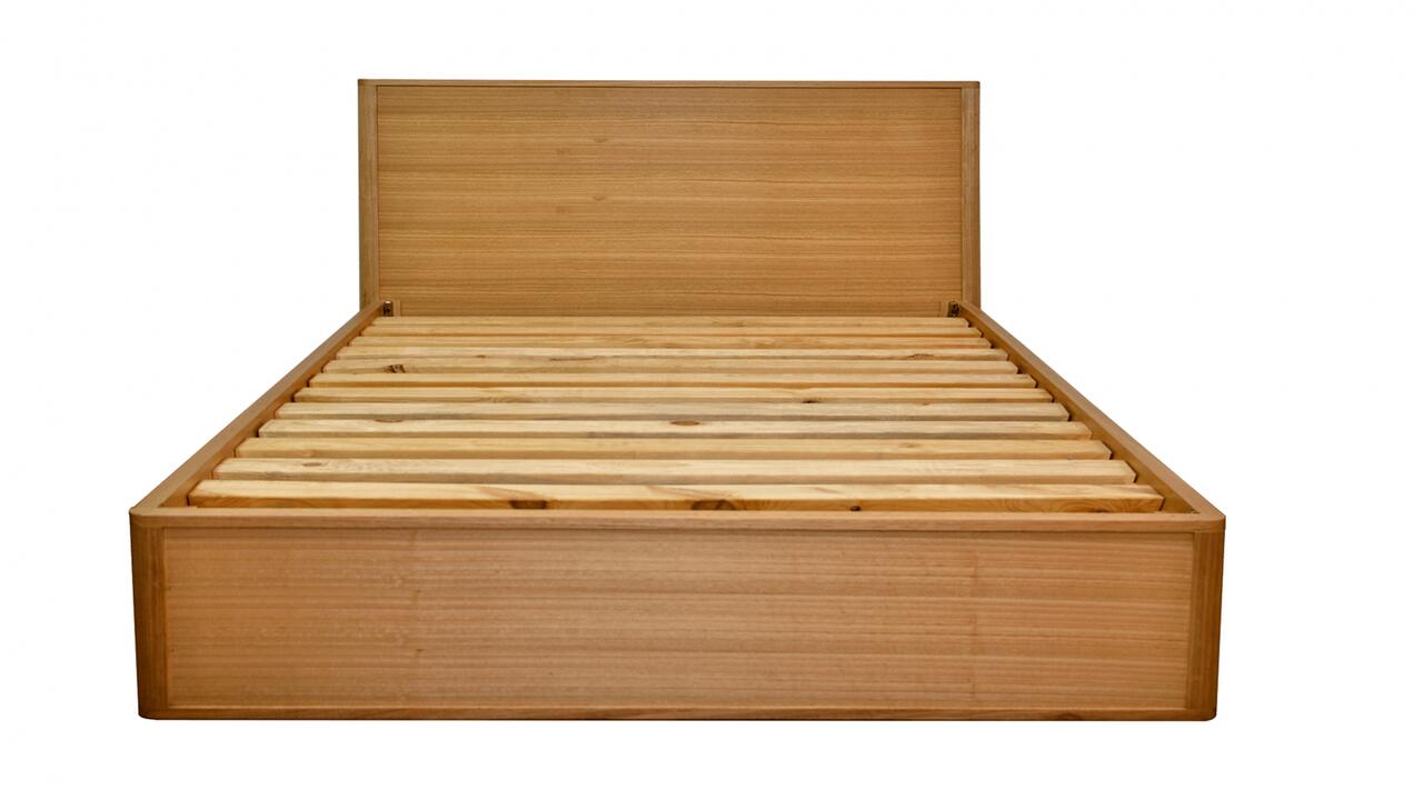 Hasena custom timber bed frame discounted display model