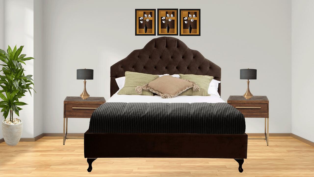 Nottingham custom bed with deluxe base - discounted display model