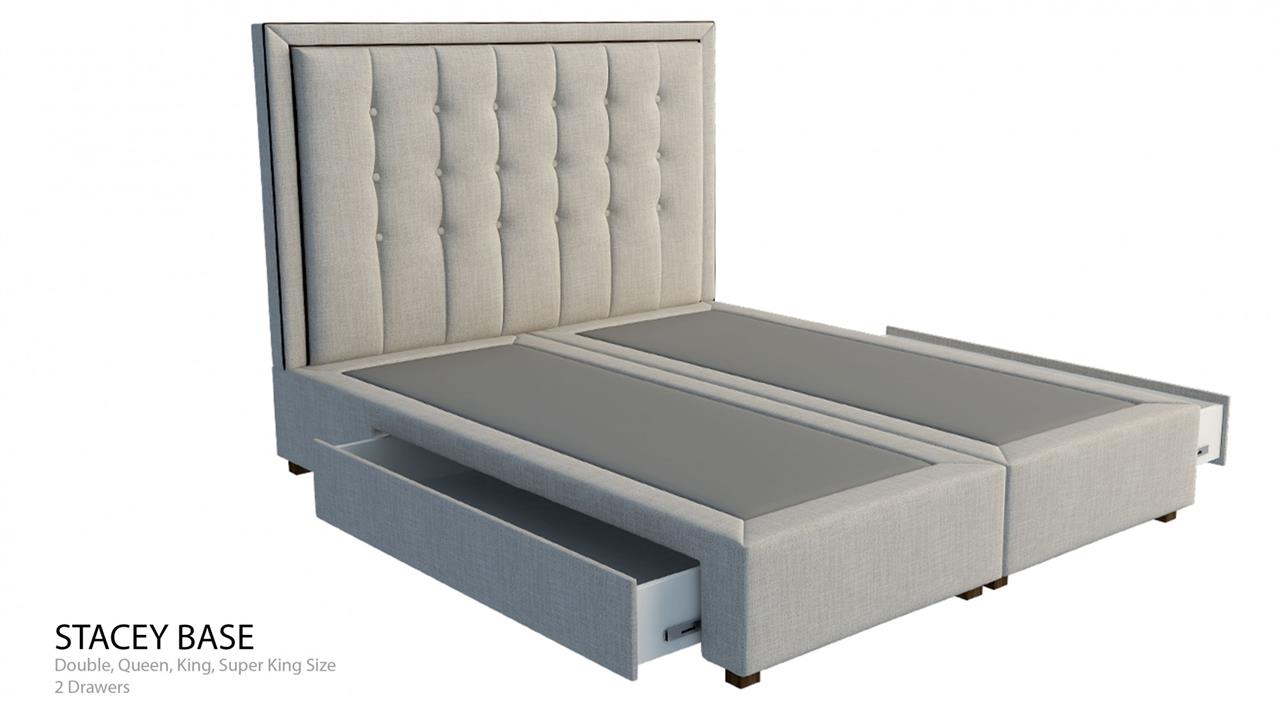 Mars-astor custom bed frame with choice of storage base