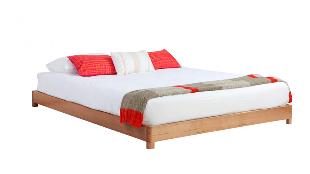Rounded corner custom timber low bed base