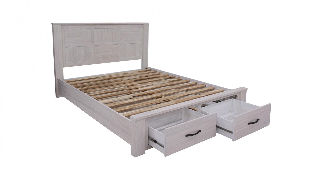 Florida timber storage wooden bed - suite options