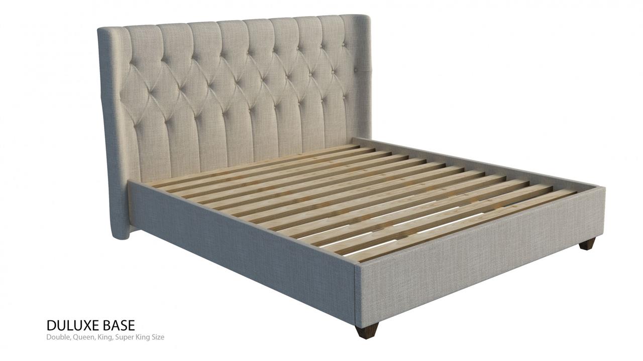 Sorrento custom bed head with choice of standard base