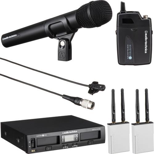 System 10 PRO ATW-1312/L KIT Wireless Microphone System Two Receivers Two Transmitters One Lapel Kit