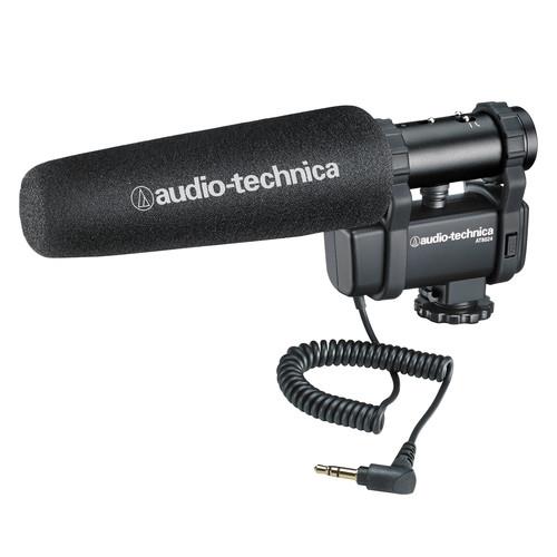 AT8024 Stereo/Mono Camera-Mount Microphone