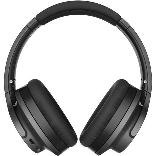 QuietPoint Active Noise-Canceling Headphones - Black