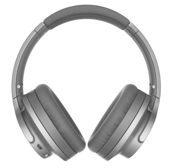 QuietPoint Active Noise-Canceling Headphones (Grey)