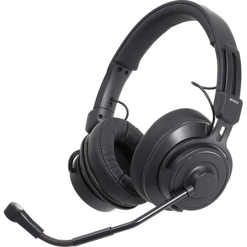 BPHS2C Stereo Broadcast Headset w/ Cardioid Condenser Boom Mic