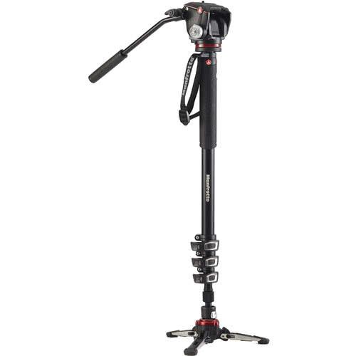 Manfrotto XPro Video 4 Sections Monopod w/ 2-Way Head
