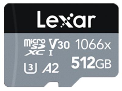 Lexar Professional 1066X MicroSDHC/SDXC SDMI Card - 512GB