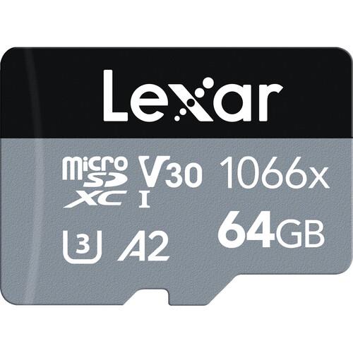 Lexar Professional 1066X MicroSD - 64GB