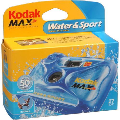 Kodak One Time Use Camera Max Water & Sport Film 27 Exp