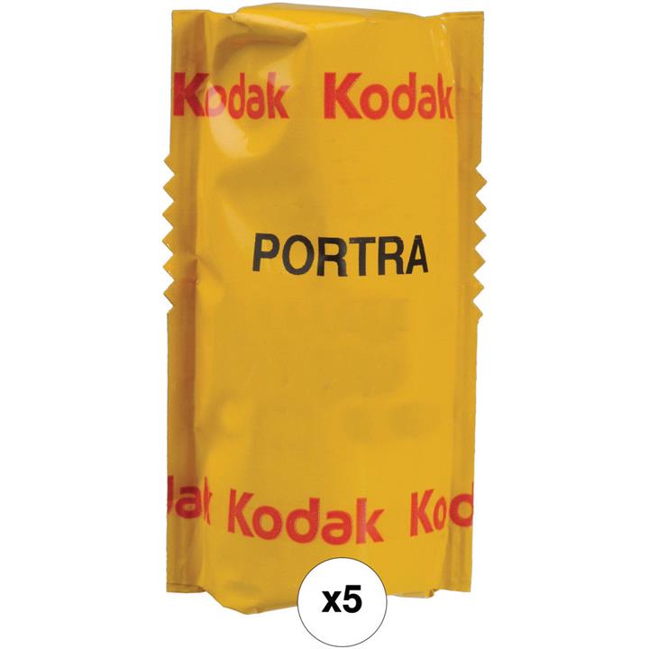 Kodak Portra 160 Color Negative Film (120 Roll Film, 5-Pack)