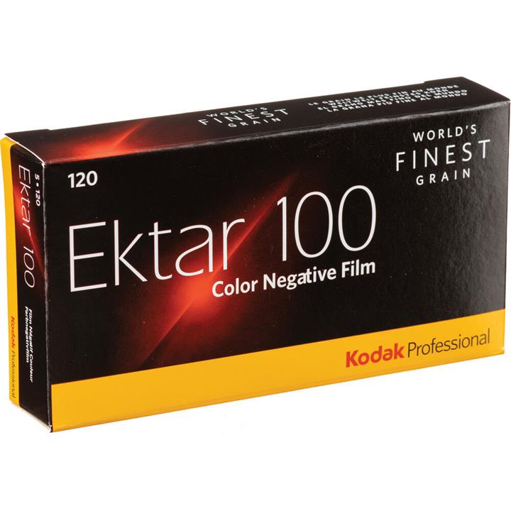 Kodak Ektar 100 Color Negative Film (120 Roll Film, 5-Pack)
