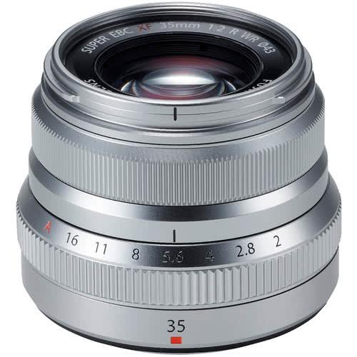 Fujifilm FUJINON XF 35mm f/2 R WR Lens - Silver