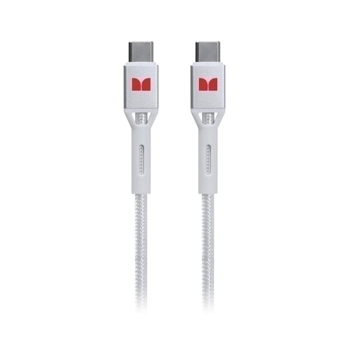 Monster USB-C to USB-C Braided Cable - White 2m