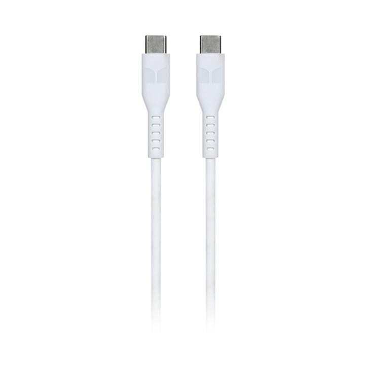Monster USB-C to USB-C Thermo Plastic Elastometer Cable - White 2m