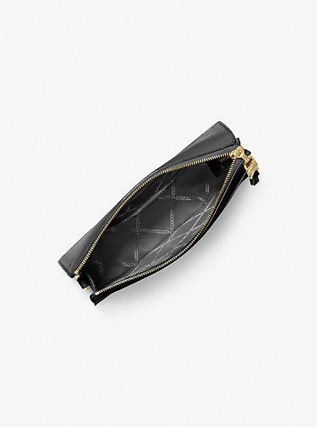 MK Empire Large Leather Convertible Crossbody Bag - Black - Michael Kors