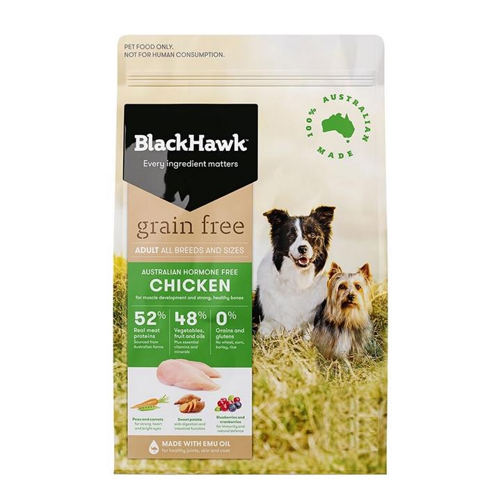 Black Hawk Grain Free Chicken Adult Dry Dog Food 2.5kg