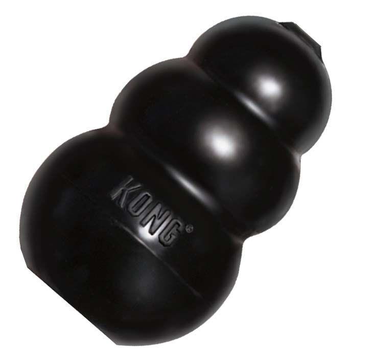 2 x KONG Classic Extreme Black Interactive Dog Toy - for Tough Dogs! King - XX-Large
