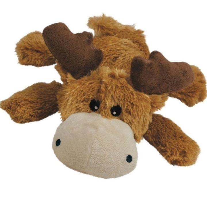 2 x KONG Cozie Comfort Plush Squeaker Dog Toy - Marvin Moose