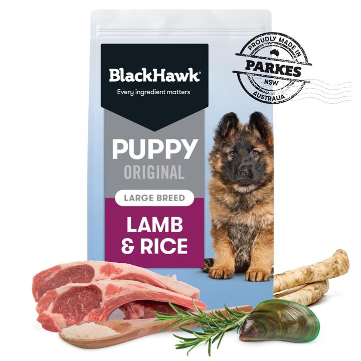 Black Hawk Original Lamb & Rice Puppy Dry Dog Food for Large Breeds - 10kg