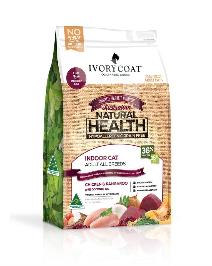 Ivory Coat Grain Free Australia Chicken & Kangaroo Dry Cat Food 4kg