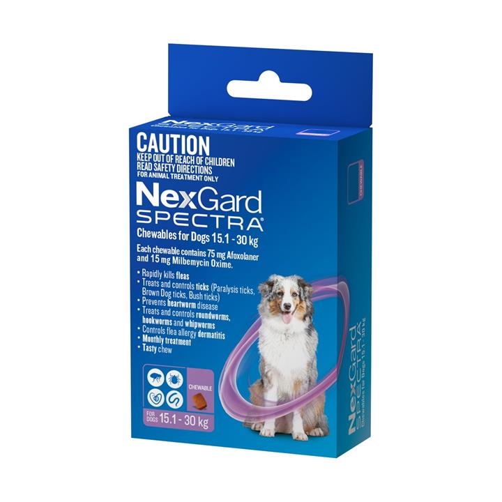 Nexgard Spectra 15.1-30KG - 3-Pack
