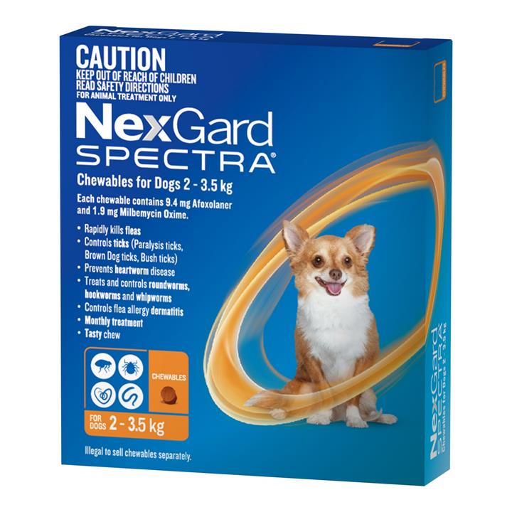 Nexgard Spectra 2-3.5KG - 3-Pack
