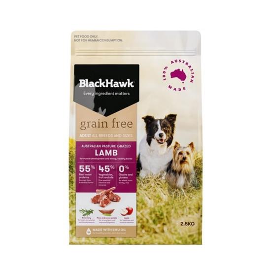 Black Hawk Grain Free Lamb Adult Dog Food 7kg