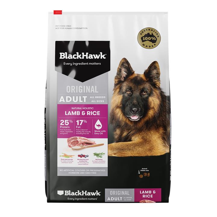 Black Hawk Original Lamb & Rice Adult Dry Dog Food 20kg