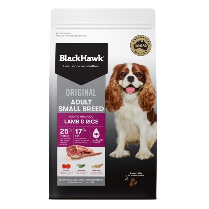 Black Hawk Lamb & Rice Dry Dog Food for Small Breeds 10kg