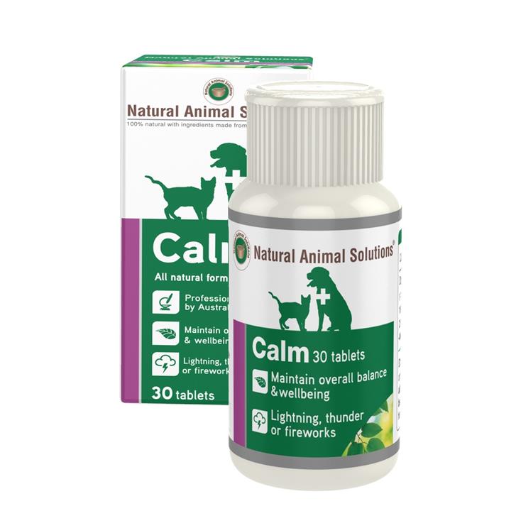 Natural Animal Solutions Calm Remedy for Cats & Dogs - 30 Tablets