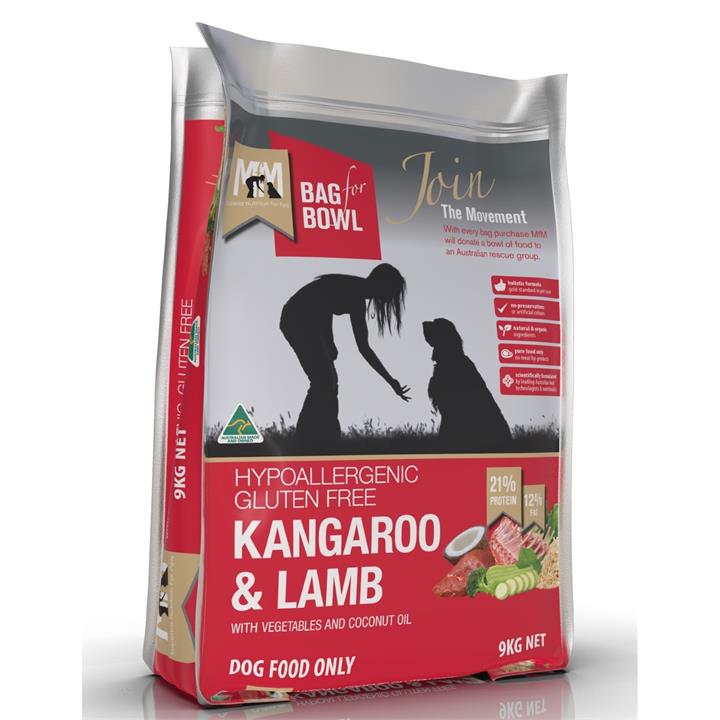 Meals for Mutts Gluten Free Kangaroo & Lamb Dry Dog Food - 9kg