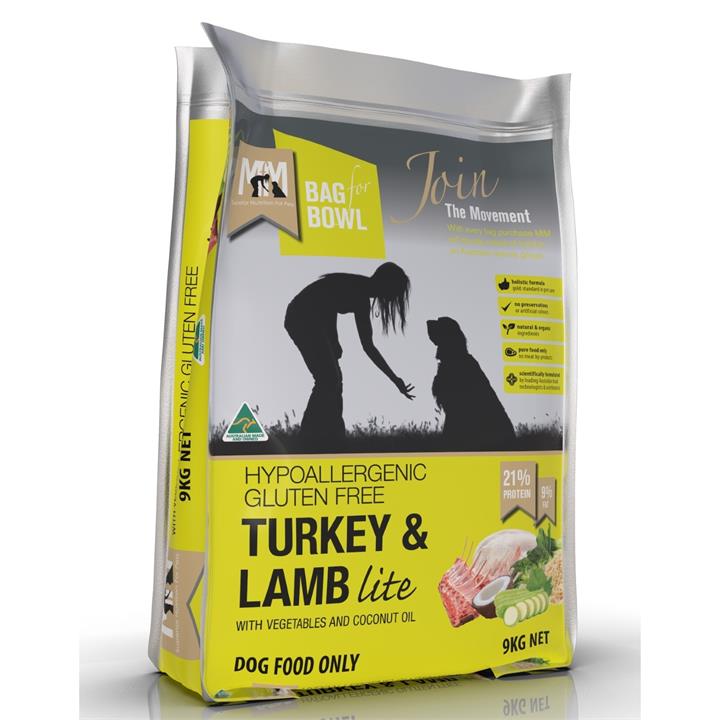 Meals for Mutts Turkey & Lamb 'Lite' Dry Dog Food - 9kg