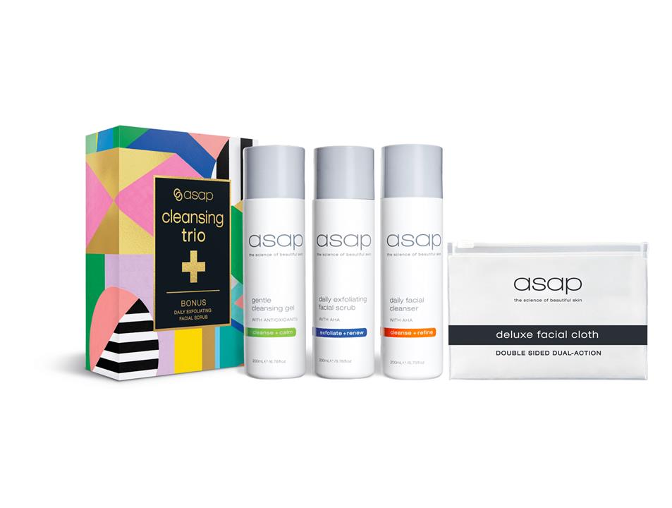 asap Limited Edition Cleansing Trio+ Pack