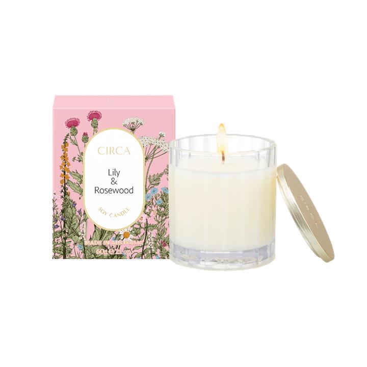 Circa Lily & Rosewood Soy Candle 60g
