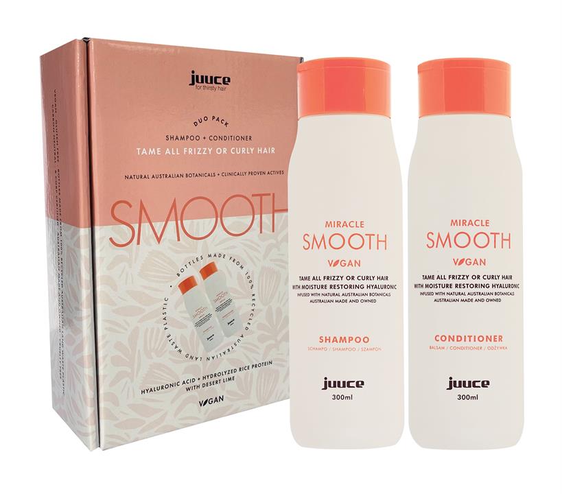 Juuce Miracle Smooth Shampoo & Conditioner 300ml Duo