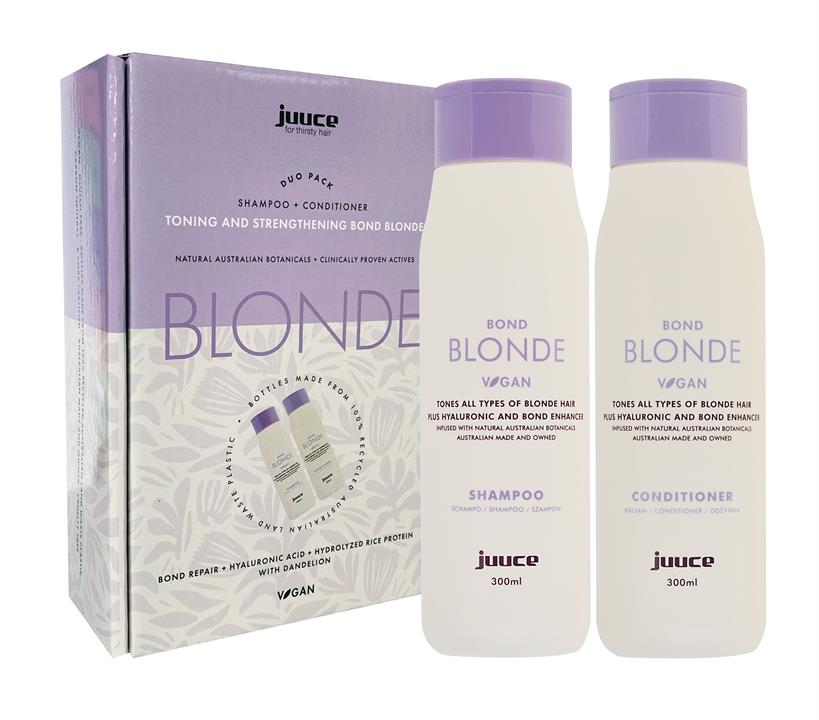 Juuce Bond Blonde Shampoo & Conditioner 300ml Duo