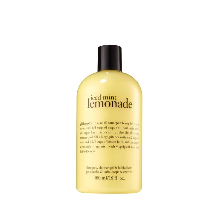 Philosophy Mint Lemonade Shampoo, Shower Gel & Bubble Bath 480ml