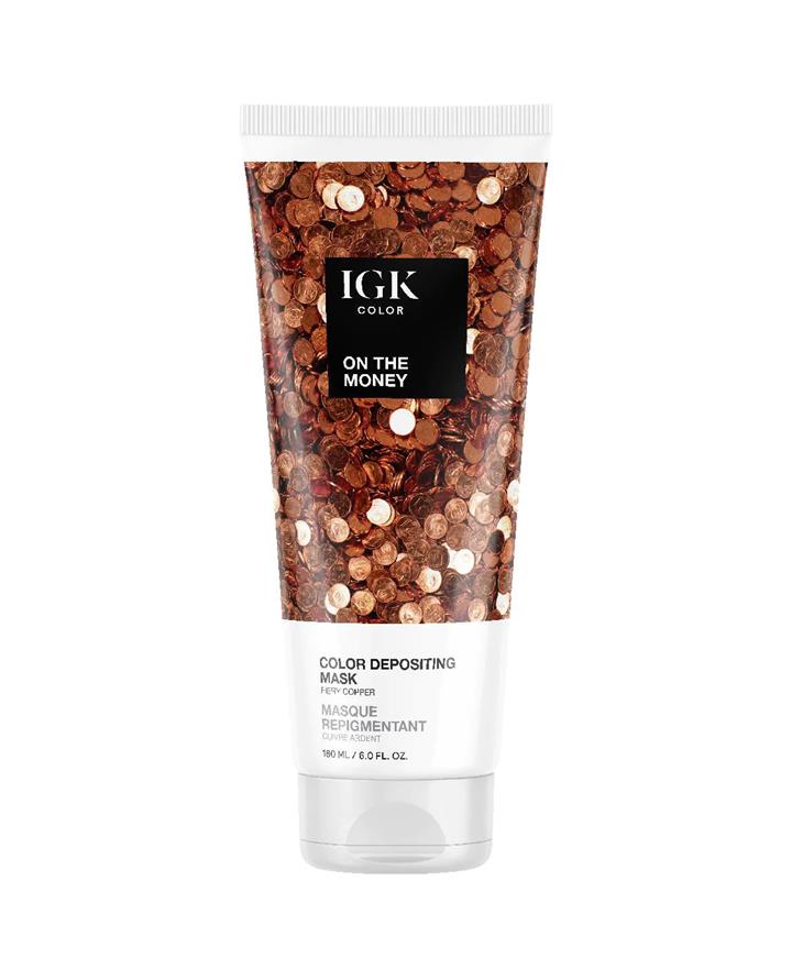 IGK Color Depositing Mask On The Money - Fiery Copper 180ml