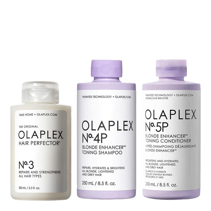 Olaplex Blonde and Grey Hair Strengthening Bundle
