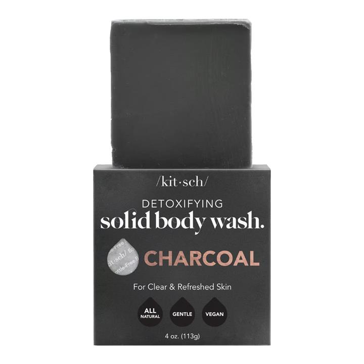 Kitsch Detoxifying Solid Body Wash 124g - Charcoal