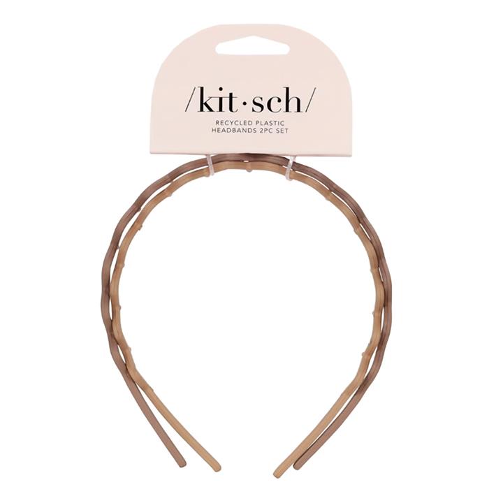 Kitsch Zig-Zag Headband 2pc - Neutral