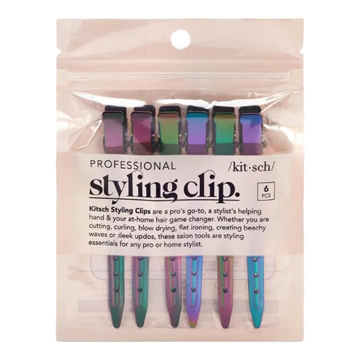 Kitsch Styling Clip - Iridescent (6 Pack)